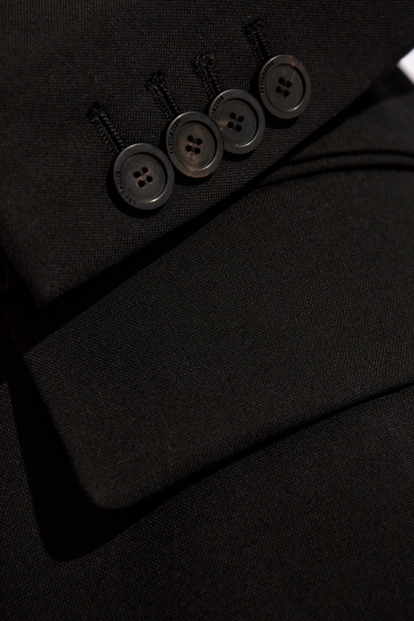 ジャケット BALENCIAGA SS24 Black wool blazer (790919TOT03 1000) Black Wool jacket Balenciaga - Vitkac AS